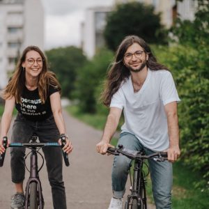 Faircado-Team und -Founders Evoléna de Wilde d’Estmael